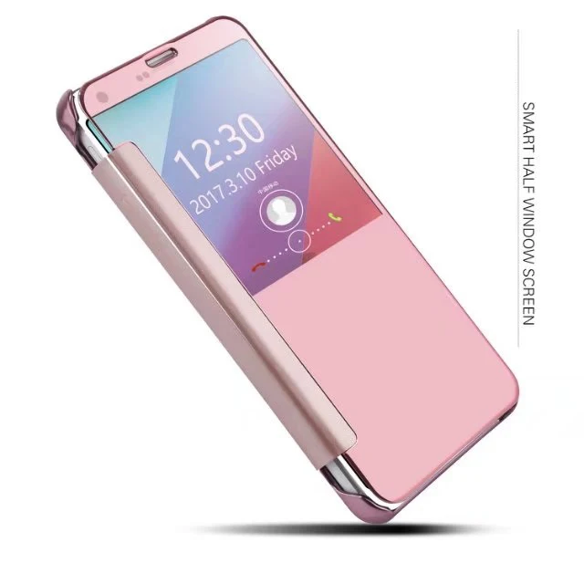 2018 Luxury Clear View Mirror Case For LG Optimus G6 G5 G4 V10 Quick Circle Flip Smart Phone Cover With Wake Sleep Function | Мобильные