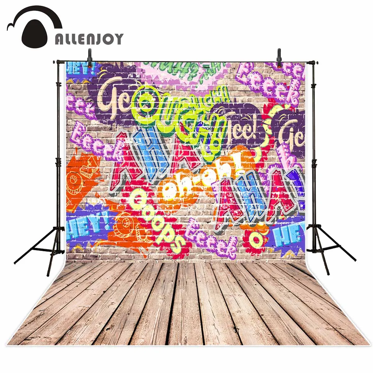 Allenjoy фон для фотосъемки магазин граффити кирпичная стена тема красочный и крутой