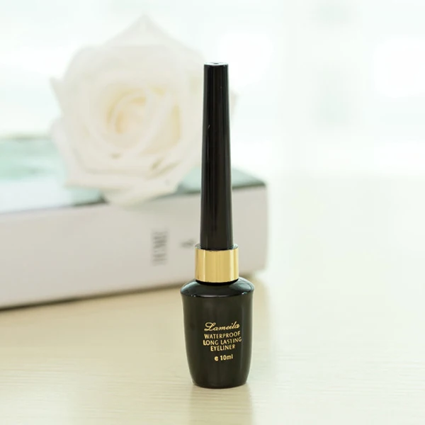 10 мл/бутылка жидкая подводка для глаз водостойкая стойкая Черная Подводка