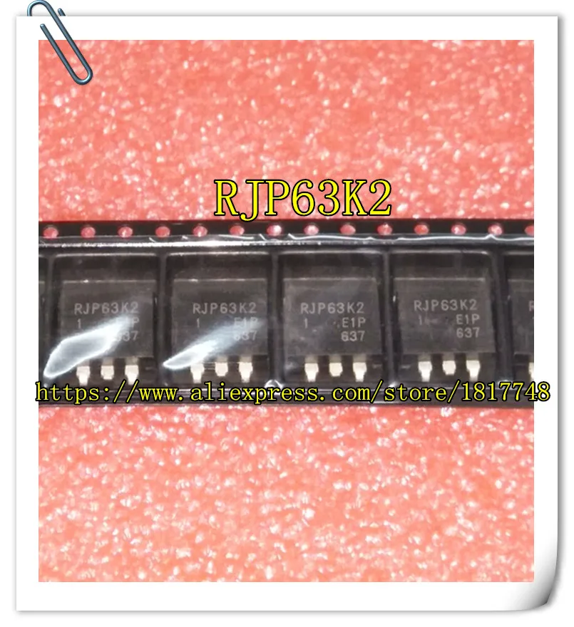 

50pcs/lot RJP63K2 TO-263 P63K2 Original liquid crystal plasma field effect transistor