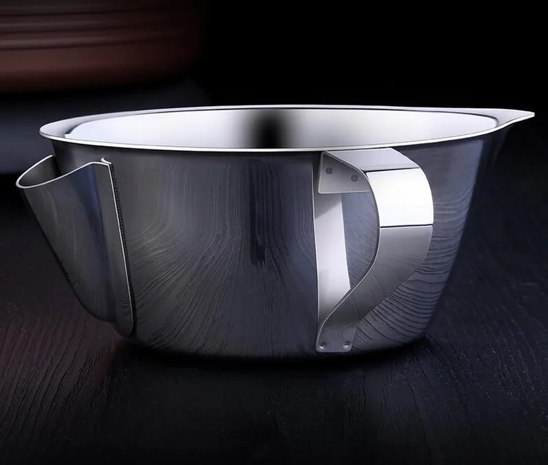 Немецкая кухонная бытовая разделительная чаша для масла из нержавеющей стали |