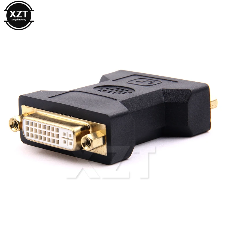 Горячая продажа разъем DVI 24 + 5 гнездовой адаптер конвертер позолоченный для