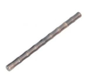 Bronze flat EDC бронзовая латунная ручка ручной работы, бамбуковый карандаш, тактическая ручка, ручка для самозащиты, карманные многофункциональные инструменты, набор для кемпинга - Цвет: Bronze flat