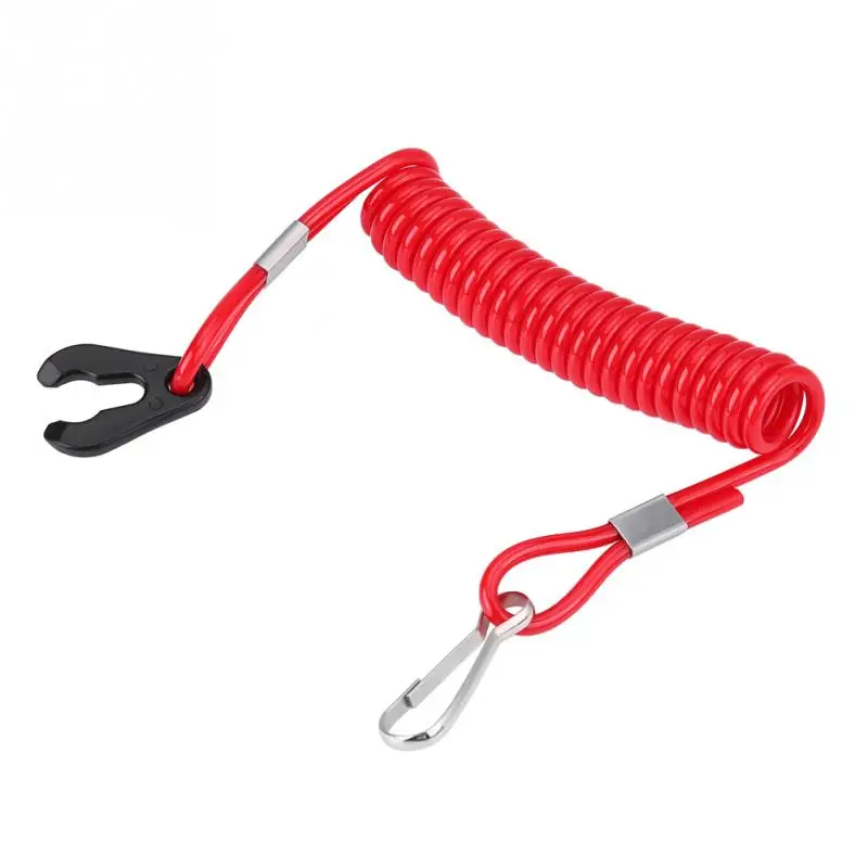

Outboard Engine Ignition Emergency Kill Stop Switch Key Lanyard Rope Clip for Yamaha All Series