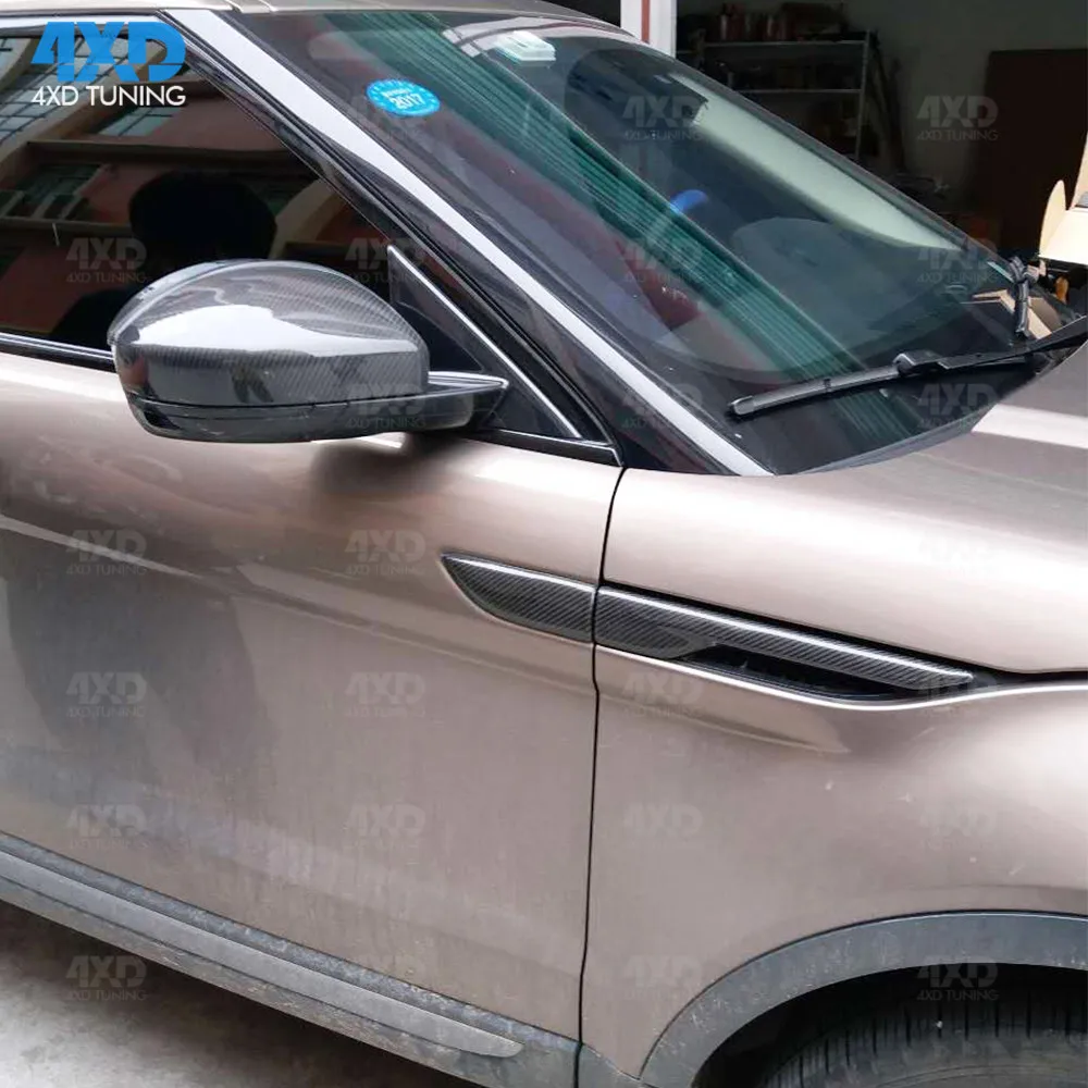 УГЛЕРОДНЫЙ светильник Fender Для Land Rover Range Evoque боковое вентиляционное отверстие