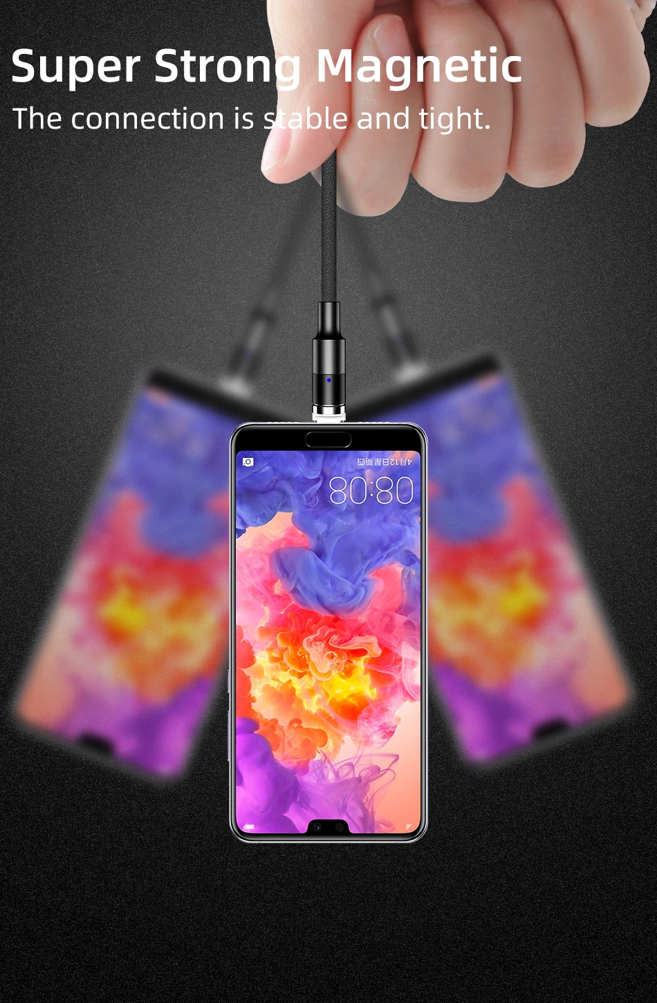 IHaitun роскошный Магнитный usb-кабель 3A type C для samsung QC 3,0 type C Micro Quick Charge 4,0 Fast type-C для iPhone 11 Oneplus 7 Huwei P30 Pro Samsung S10 Plus Note 10 X 8 Xiaomi 9 Redmi Note 7