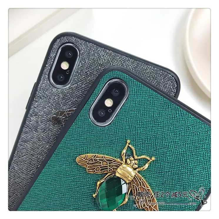 Новые модные аксессуары для девочек 3d пчела чехол телефона Iphone X 11 Pro Xs Max Xr 10 8 7 6 6s
