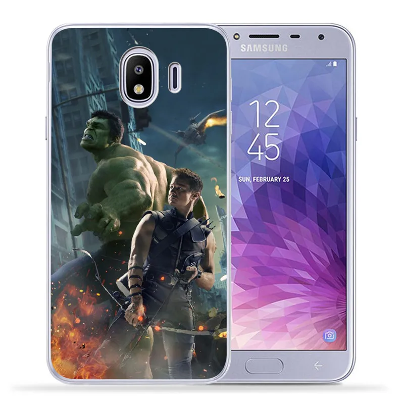 Роскошный чехол Marvel с Мстителями для samsung Galaxy J3, J4, J5, J6, J7, J8 Plus,,,, J2 Prime, силиконовый чехол, Etui Deadpool