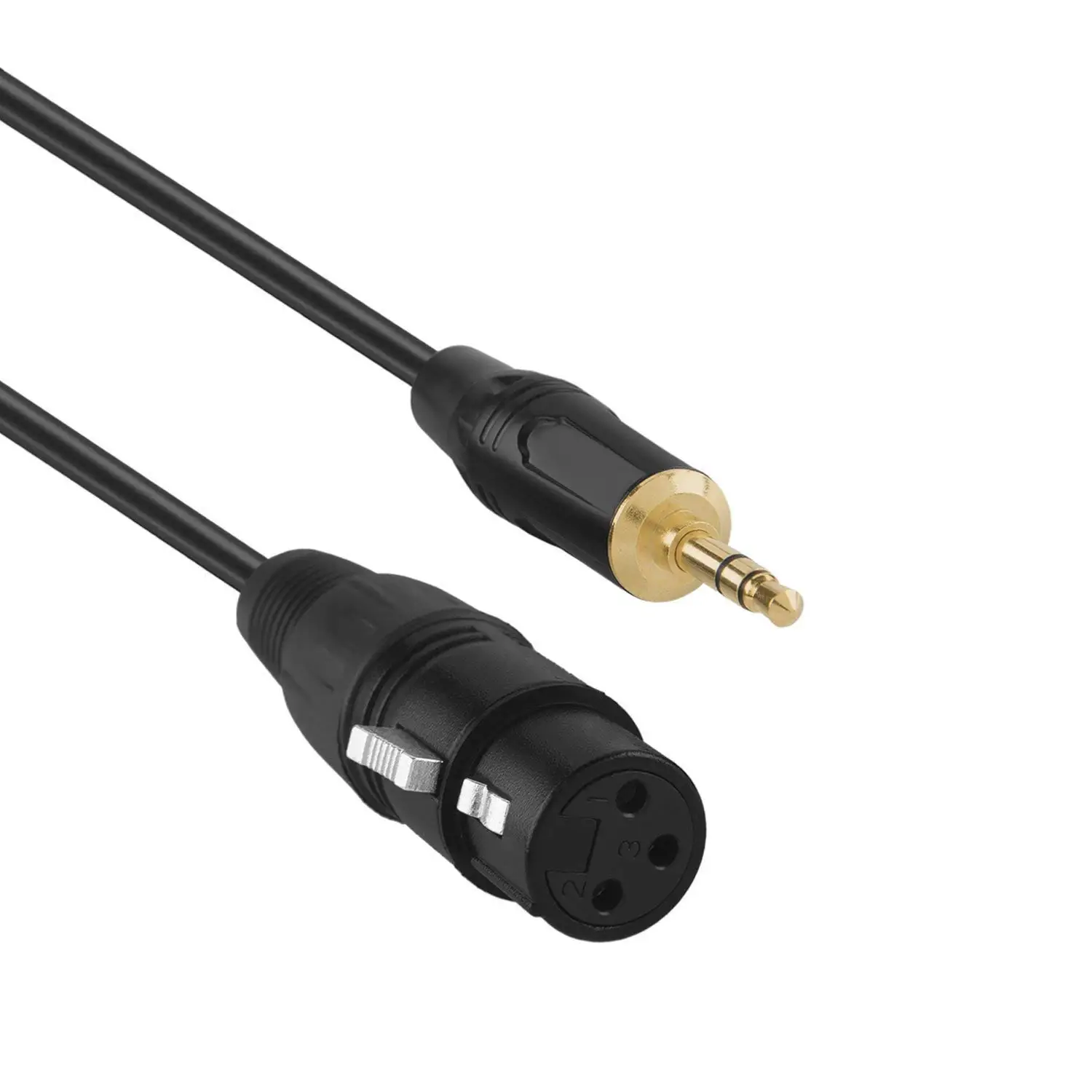 JORINDO 3.5mm (1/8 Inch) Stereo Male to XLR Female Cable Gold Plated connector Black | Электроника