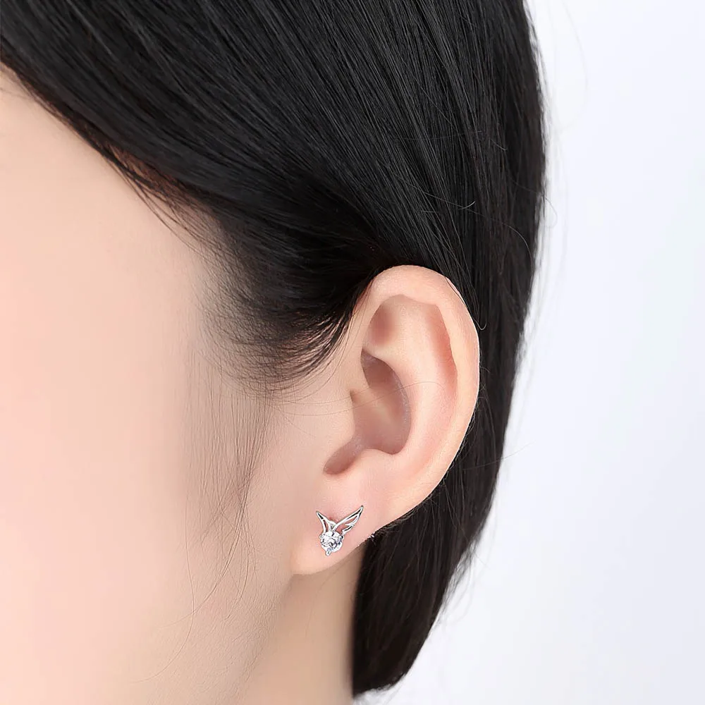 Высококачественные ювелирные изделия 925 серебряные серьги для женщин с