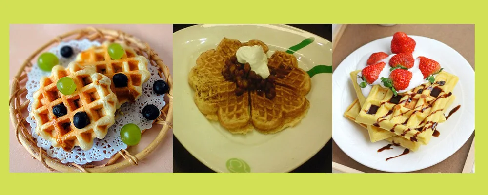 110В 220В четыре части квадратный коммерческий Льеж машина для изготовления вафель