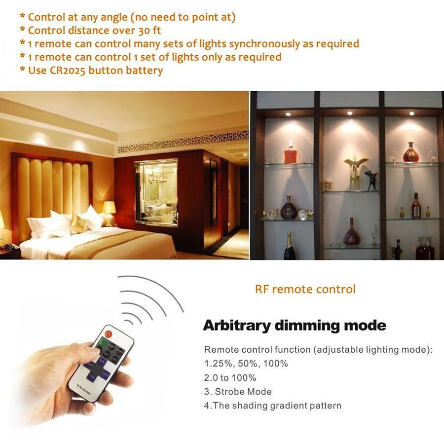 ultra thin dimmable 12v led under cabinet lights kit black cord aluminum led puck light lamp for kitchen counter closet lighting free global shipping