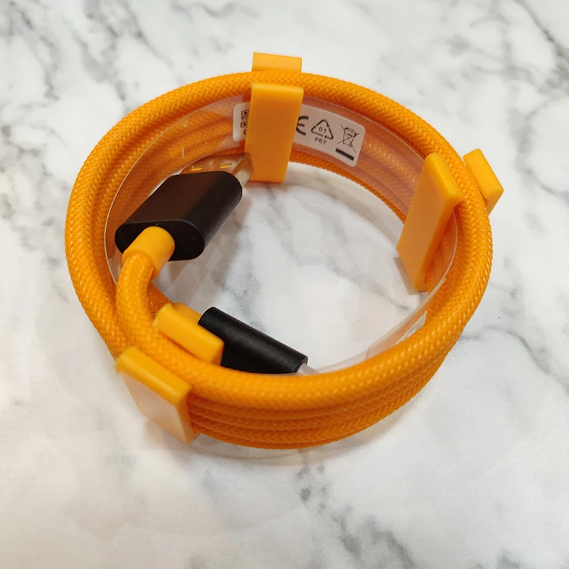 Нейлоновый кабель для Oneplus 6t 6 5t 5 3t 3 Mclaren USB Type C устройство быстрой зарядки шнур 1 м