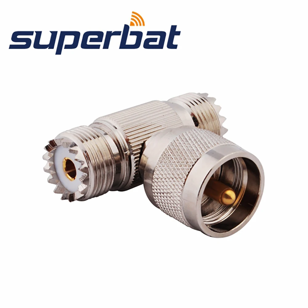 Superbat UHF штекер адаптера к гнездо 2 Way Т Тип разъем|plug type|plug maleplug t |
