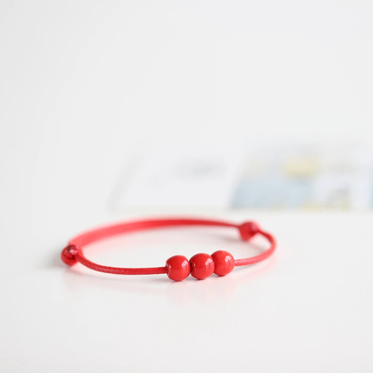 Браслеты на удачу для женщин и девушек керамические украшения ручной работы с