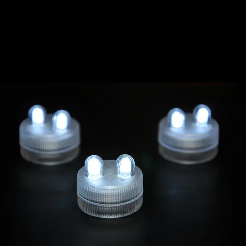 Free shipping!!! Wedding Decoration 100pcs/Lot Dual LED waterproof led tea light Wedding Lights Submersible led tea light