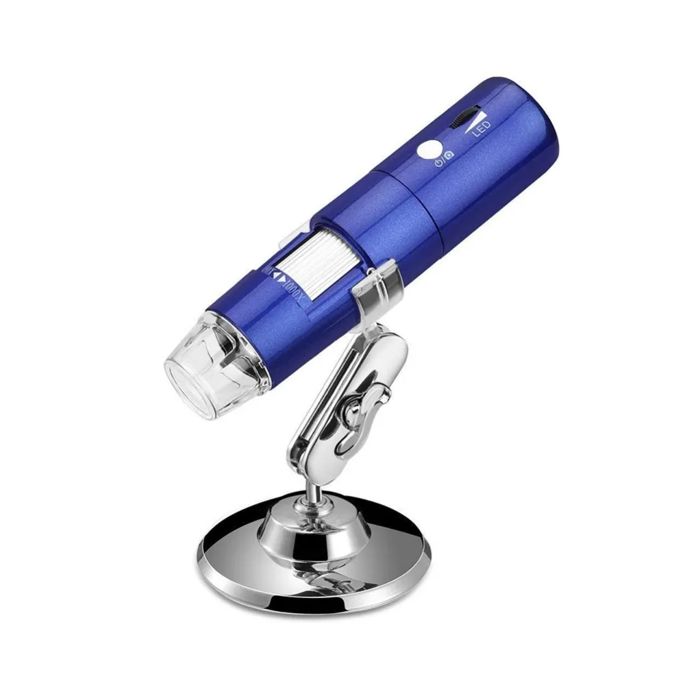 USB Digital Microscope 1000X 8 LED Light WIFI HD Pixel Microscopio movi Endoscope Magnifier Camera For Android iOS Phones iPad |