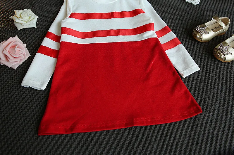 Оптовая (5 шт./лот)-2016 весна осень кружева платье принцессы для возраст 2-7 ребенка