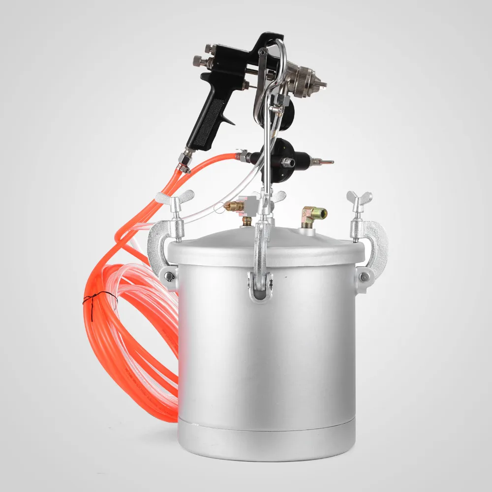 Новый 2 1/2 галлона давления подачи краски бак горшок распылитель системы|system| |