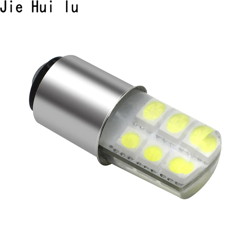 

1 Piece Car 1157 COB Led Light 1156 BA15S P21W 5050 Smd 6 Led Smd Auto Brake Turn Signal Bulb Crystal White 12V Parking Styling