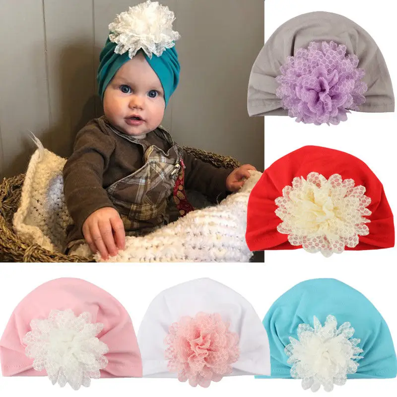 Emmaaby/детская шапка для маленьких девочек новый стиль цветочный узор твист тюрбан