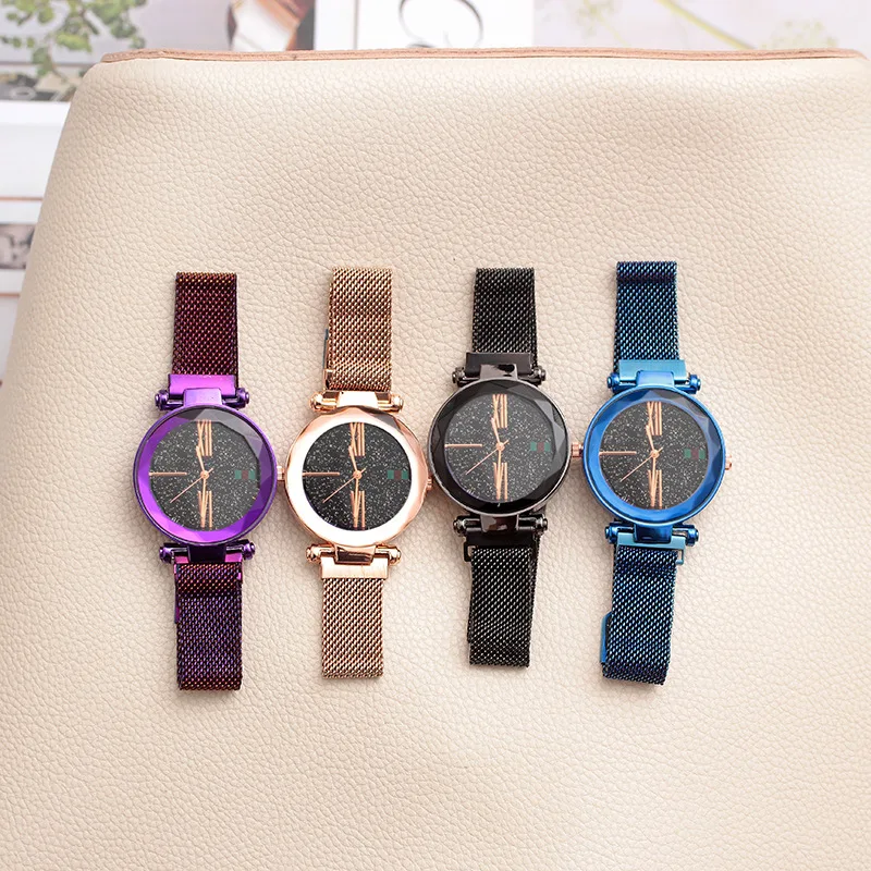 Роскошные знаменитые платья звездное небо Наручные детские часики магнитный