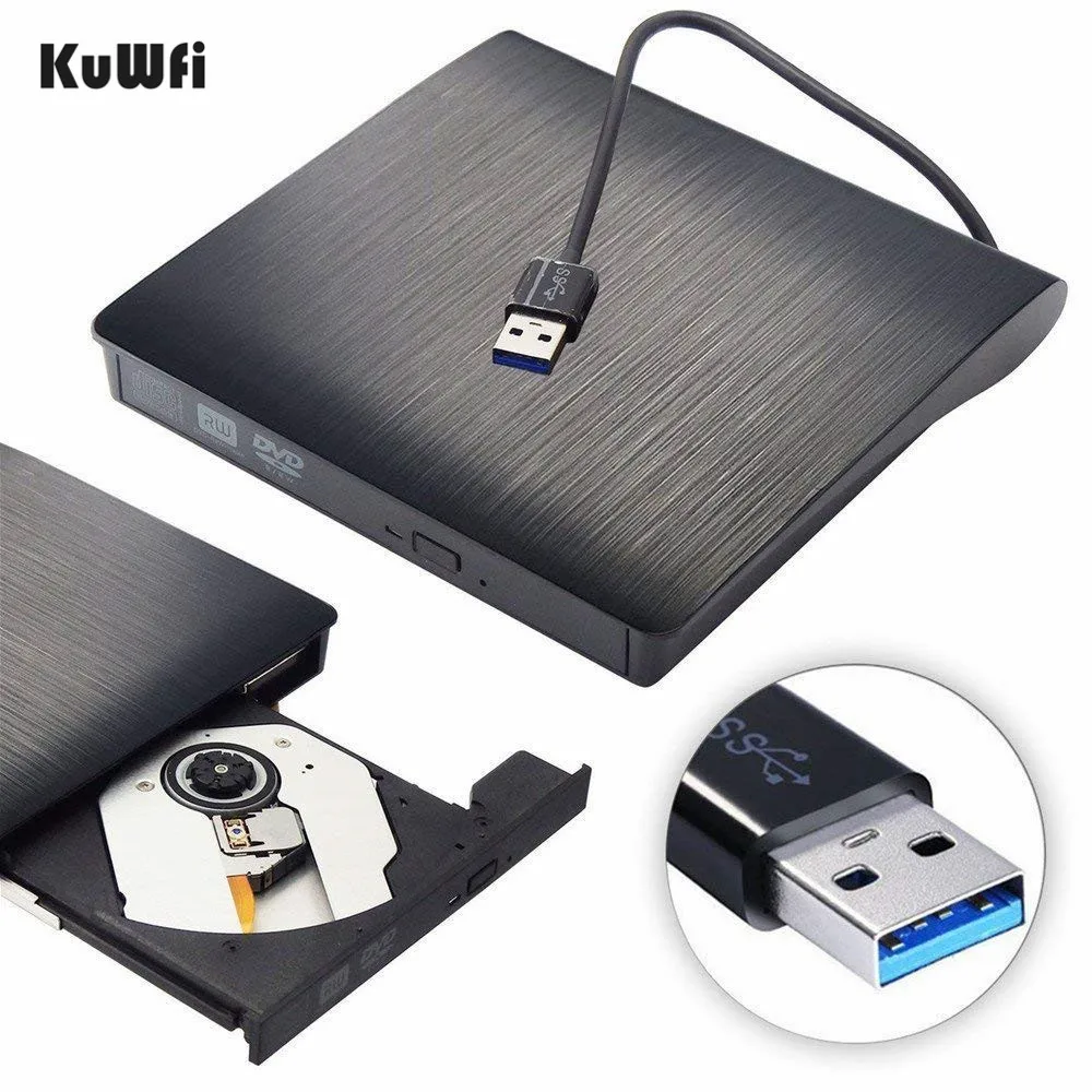 

Портативный внешний DVD-проигрыватель, USB 3,0, Для iMac MacBook Air PC