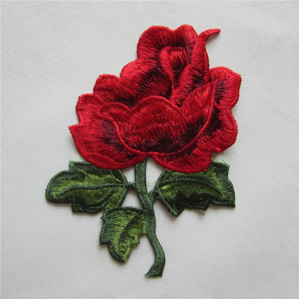 Новое поступление цветок розы модный стиль вышивка кружевной воротник DIY