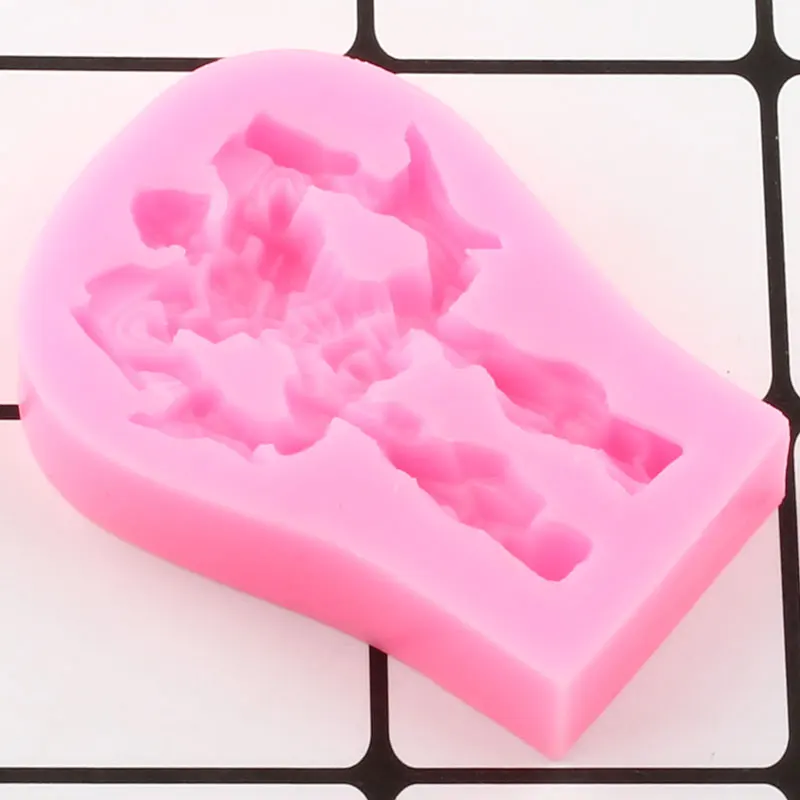 3D силиконовые формы для помадки DIY детские инструменты украшения торта на день