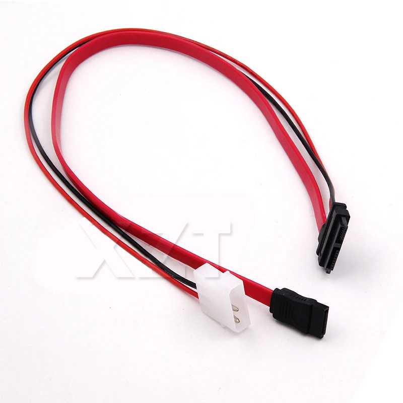 PZ 1 шт. SATA кабели питания для Molex Slim 13 pin(7P + 6P) до 7pin кабель Slimline port 30 см/1 фут/12