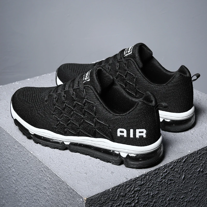 FANPAO рыбий чешуи сетка Flyknit дышащая полная воздушная подушка Профессиональная