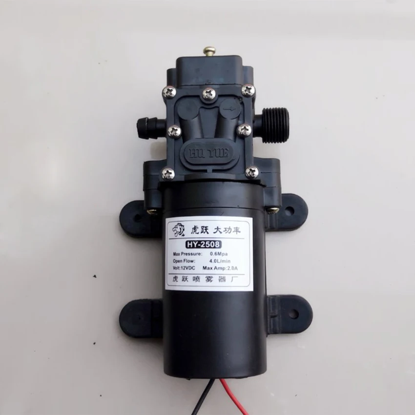 1 шт Высокое качество DC12V 2A 130PSI мембранный Водяной насос небольшой Сейф высокое
