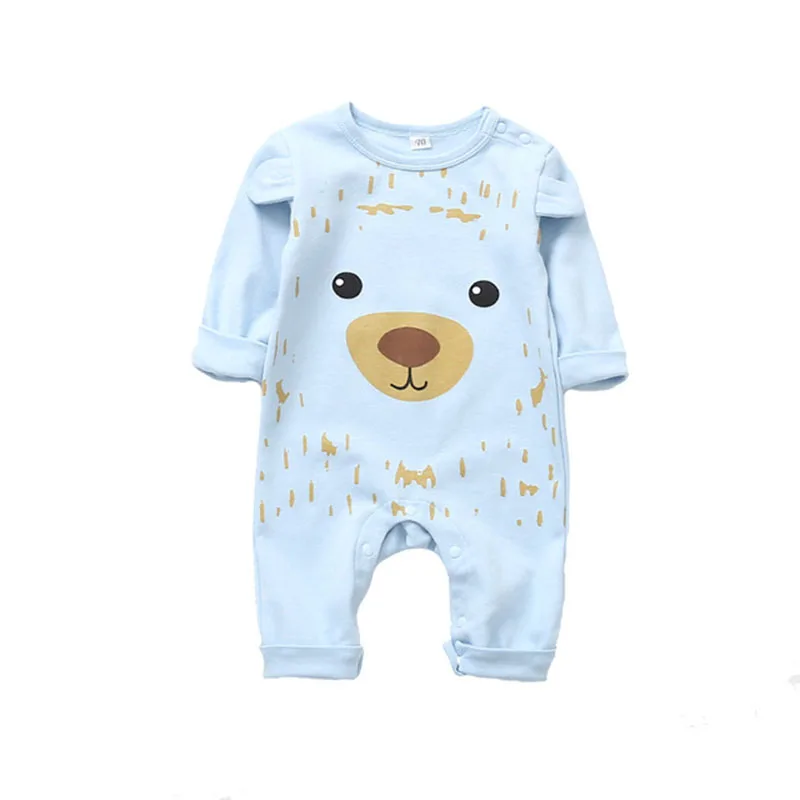 2018 New Baby Boy Romper Newborn Clothes Cute bear Cotton Rompers 6 Styles Bebe Children Toddlers 1 Piece |