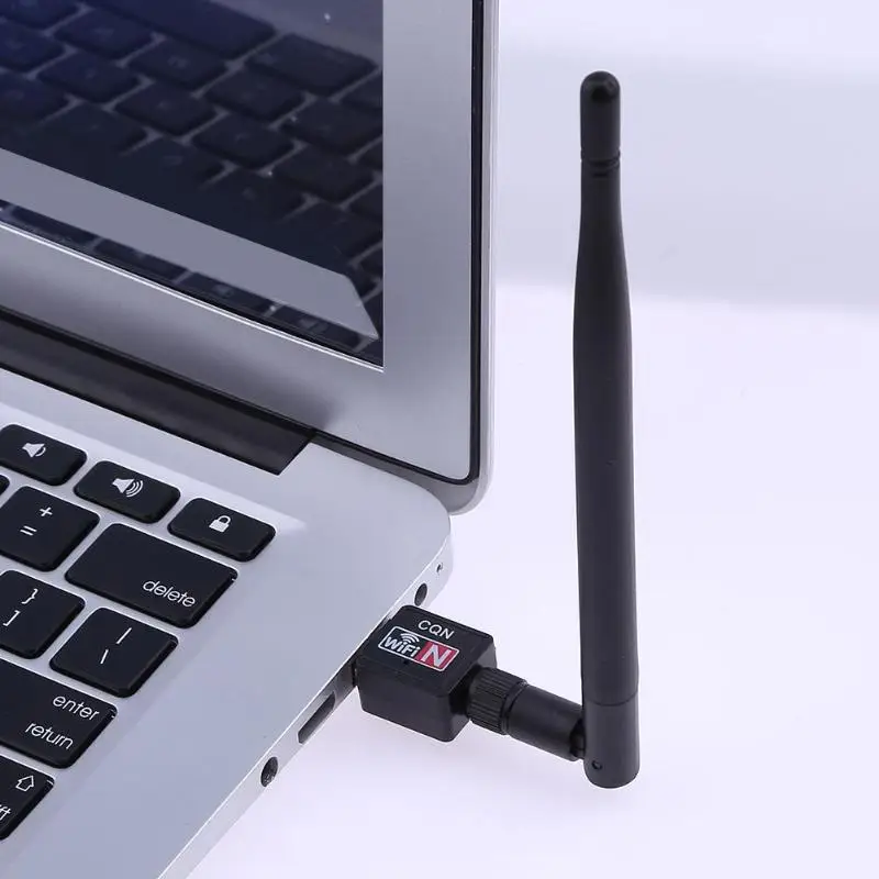 Беспроводной Wi Fi роутер USB 600 2 0 м сетевая LAN карта с антенной 5 дБи для ноутбука