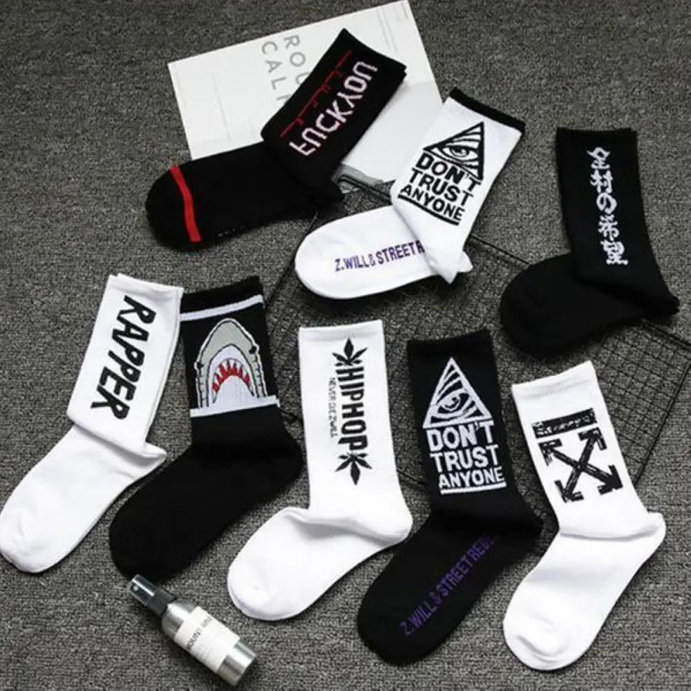 Новые повседневные чёсаный хлопок Красочные мужские забавные унисекс хлопковые