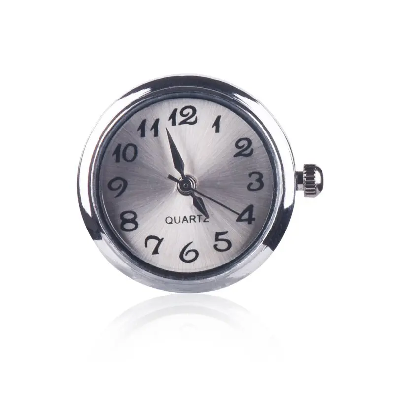 Новые ювелирные изделия с застежкой 18 мм круглые кварцевые часы подвеской для