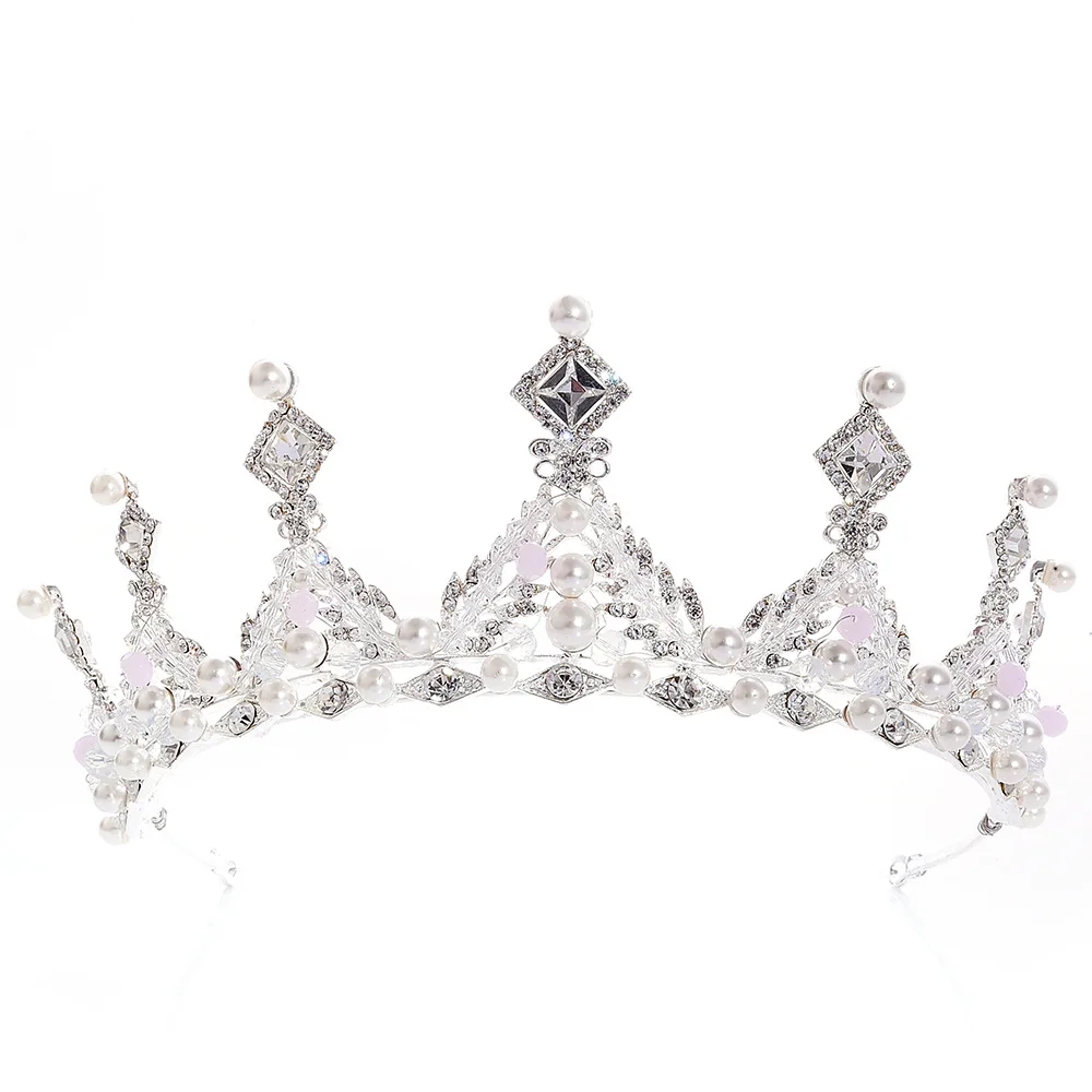 1 шт. Casamento Nupcial Pageant Rei Coroa Tiara de Стразы под Бриллиант головной убор Joias | Украшения и