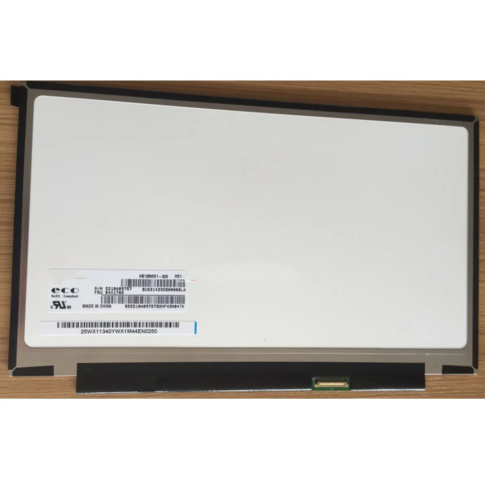Протестированный класс A+++ B125XTN01.0 HB125WX1-200 LP125WH2-TPH1 12," 1366X768 ноутбук с жидкокристаллическим экраном дисплей для lenovo x240 x240s FRU: 04x1765