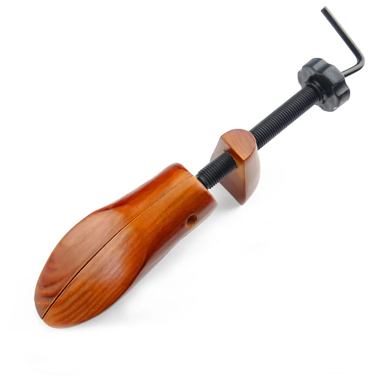 1pcs S 34-38 brown Обувь дерево деревянные для мужчин и женщин обувь экспандер обувь ширина и высота регулируемая обувь носилки формирователь стойки - Цвет: 1pcs S 34-38 brown