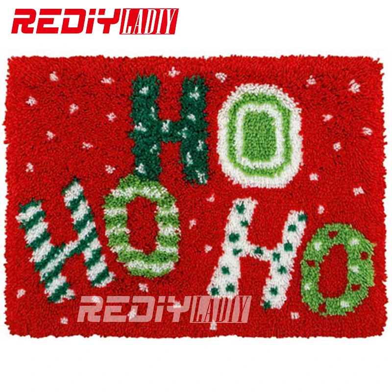 DIY Carpet Rug Latch Hook Kits Acrylic Yarn Embroidery Floor Mat Butterflies Pre-Printed Canvas Wall Hanging Modern Art Crafts | Дом и сад