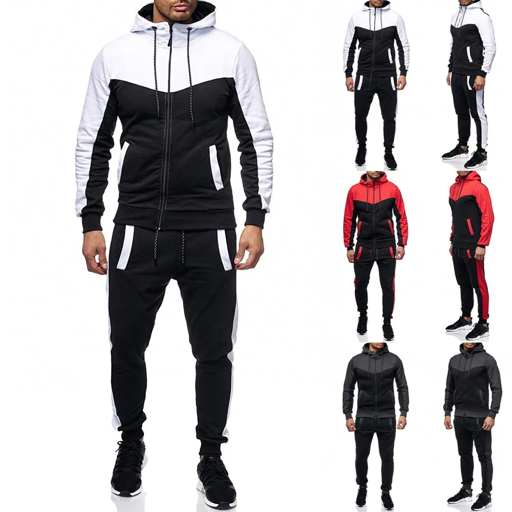 M xxxl мужская осенне зимняя спортивная толстовка комплекты с топом и штанами