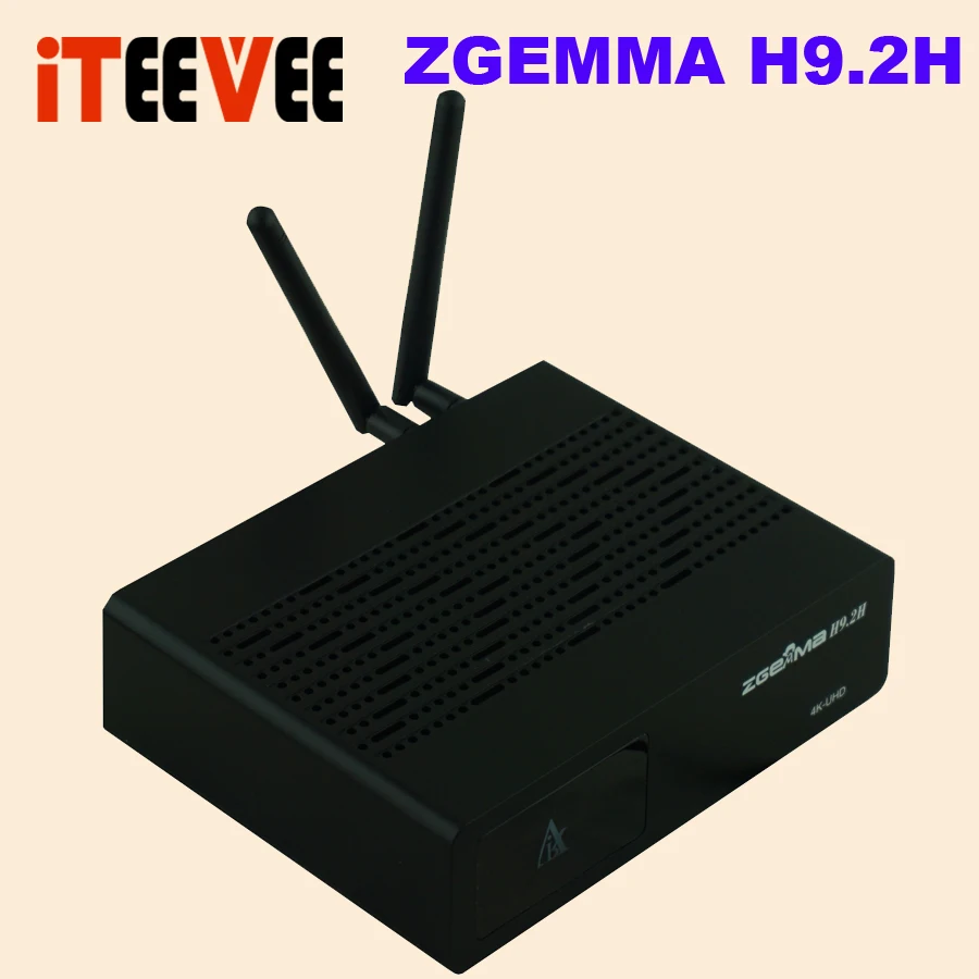 4K UHD Linux OS Enigma2 спутниковый ТВ приемник zgemma h9.2H DVB S2X + T2/C тюнер со встроенным Wi Fi 300