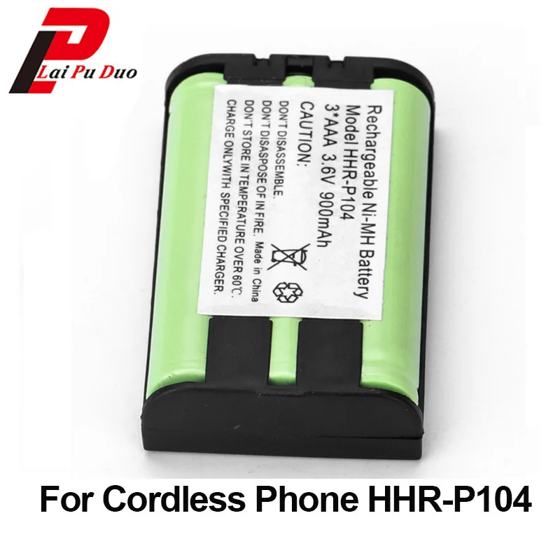 For Panasonic HHR-P104 Cordless Phone Battery 3.6V 900mAh Ni