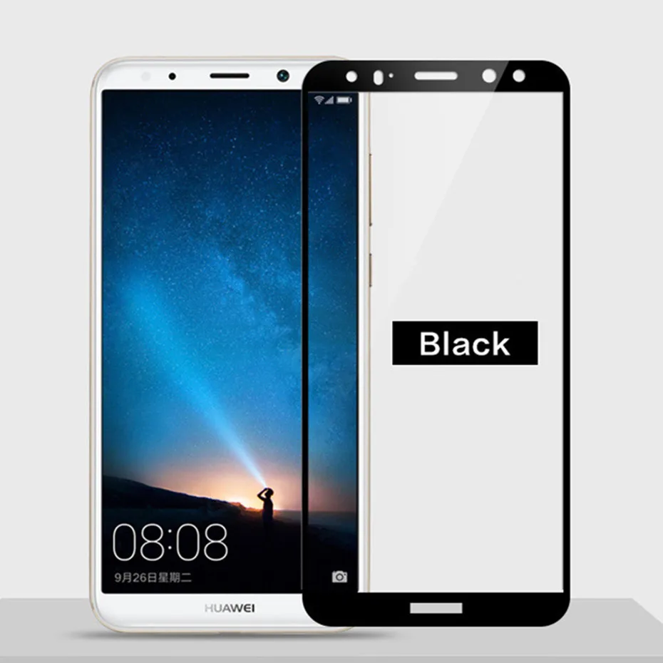 2 шт 9 H закаленное стекло на huawei mate 10 lite протектор экрана Защитное для Nova 2i
