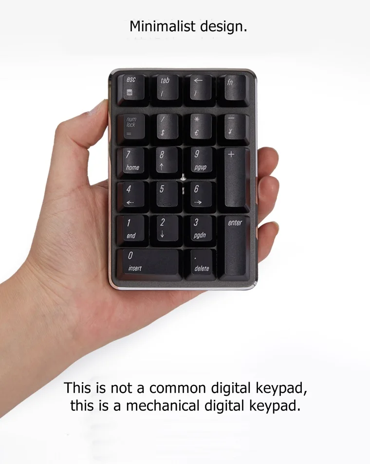 Все новые Magicforce Smart 21 ключ 2,4G Беспроводная Механическая цифровая клавиатура ноутбук, настольный компьютер, беспроводная клавиатура