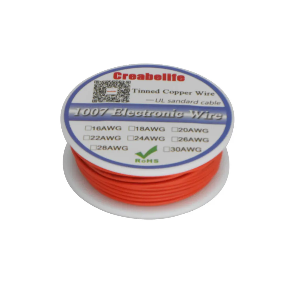 10 м/UL 1007 24AWG 12 цветов на выбор шариковая посылка Электрический провод кабель Линия авиакомпания Луженая Медь PCB Провод RoHS провод