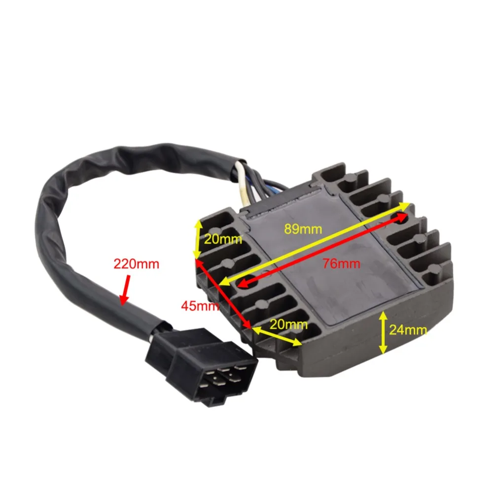 Регулятор напряжения GOOFIT для SUZUKI GSXR 600 GSX R600 750 R750 96 00 H055 802|regulator rectifier|voltage regulator
