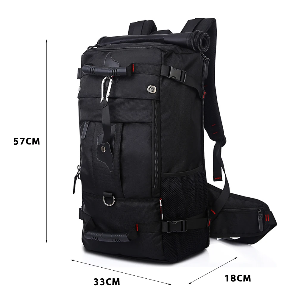 Рюкзак для альпинизма на открытом воздухе 50 л вместительный рюкзак дорожная