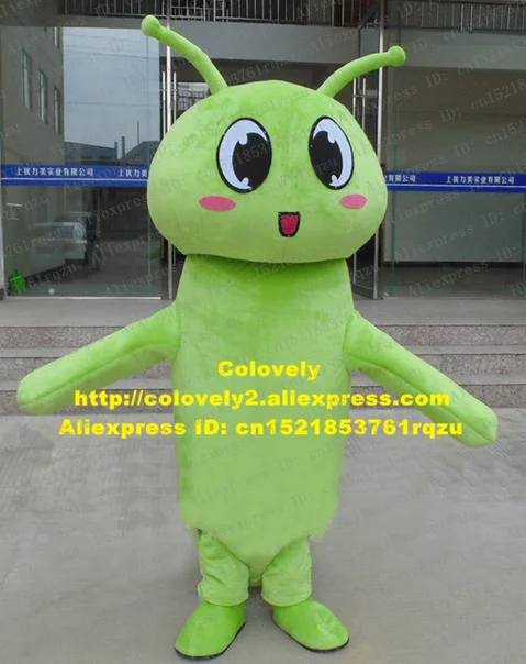Подобный плотничный червь гусеничный GiantWorm Kattapillar Budworm баг талисман костюм для