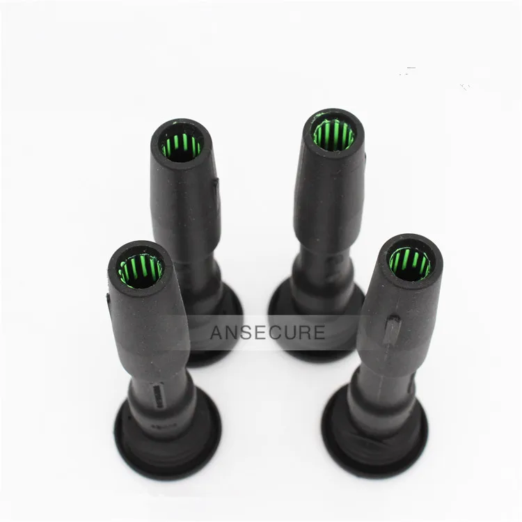 4 шт. резиновые ботинки для катушки зажигания Свеча audi A1 A3 Q3 vw Golf Jetta Polo Scirocco Tiguan seat
